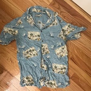 Authentic Hawaiian shirt, Small, Batik Bay button down